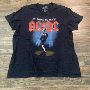 AC/DC Let There Be Rock black T-shirt size XL